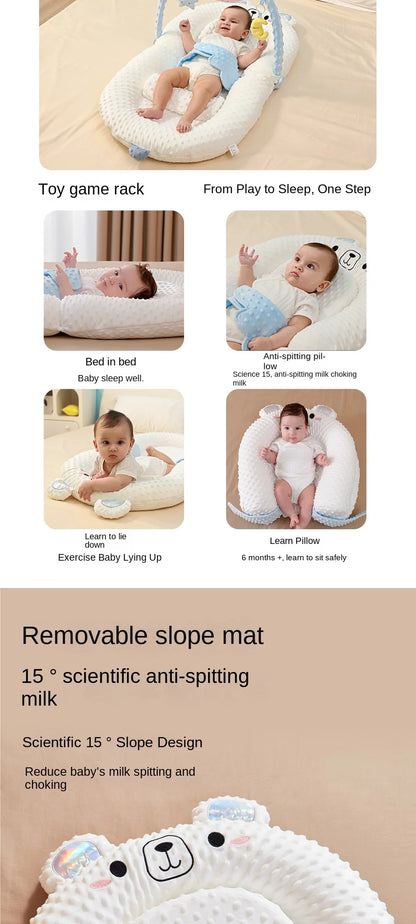 Lazychild Bed In Bed Baby Lying Down Sleeping Soundly Newborn Sleeping Pad Multifunctional Safety Device Gift Set Drop-shipping