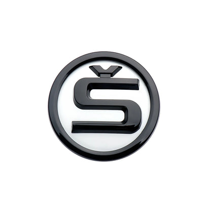 80/90/100mm Car Front Grille Hood Emblem Rear Trunk Badge Sticker For Skoda S Logo Octavia Fabia Superb Kamiq Kodiaq VRS Rapid