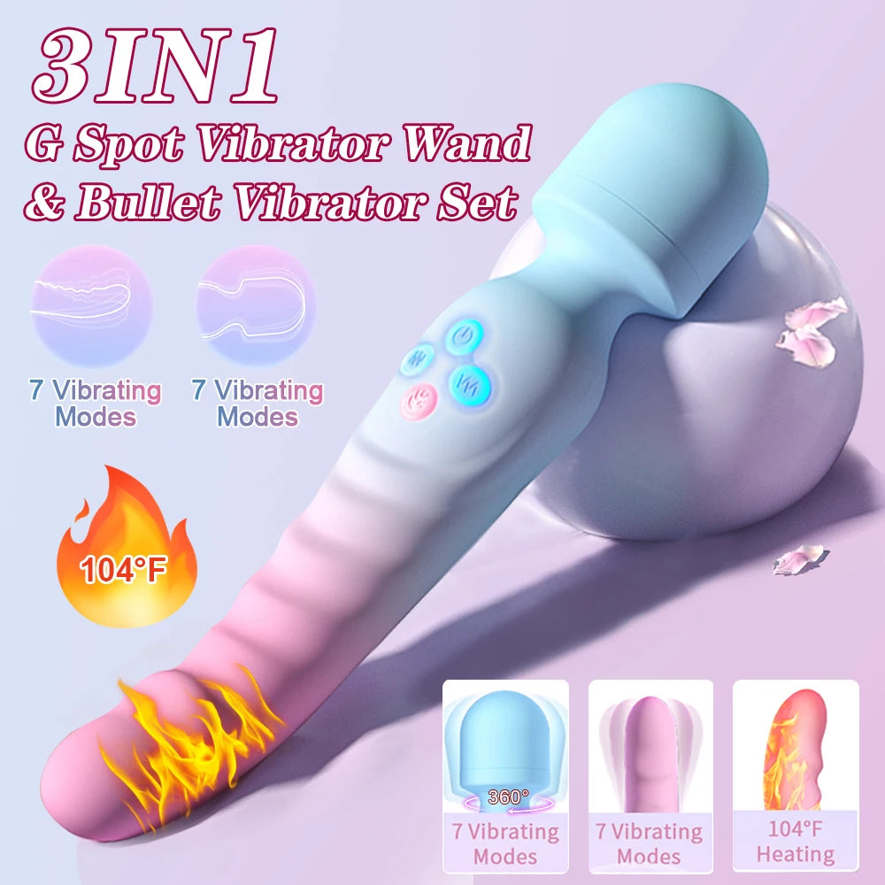 Powerful AV Vibrator for Women G Spot Dildos Magic Wand Clitoris Stimulator Female Vagina Massager Adults Sex Toys for Woman