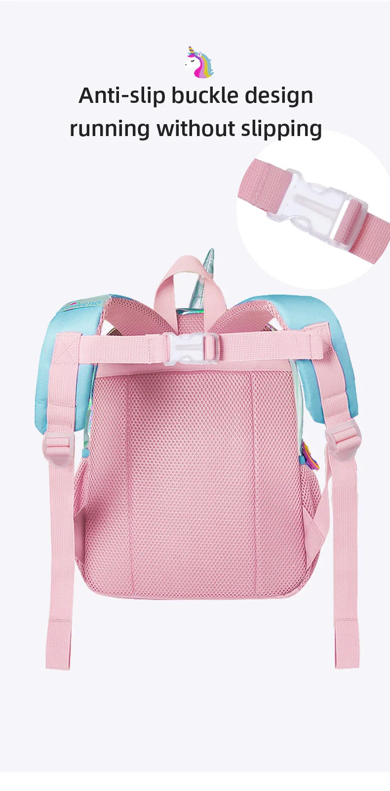 Sunveno Children's Backpack for Girls Pre-School Bag for Kindergarten Elementary - Reversible Sequin,Unicorn ,Lightweight Gift