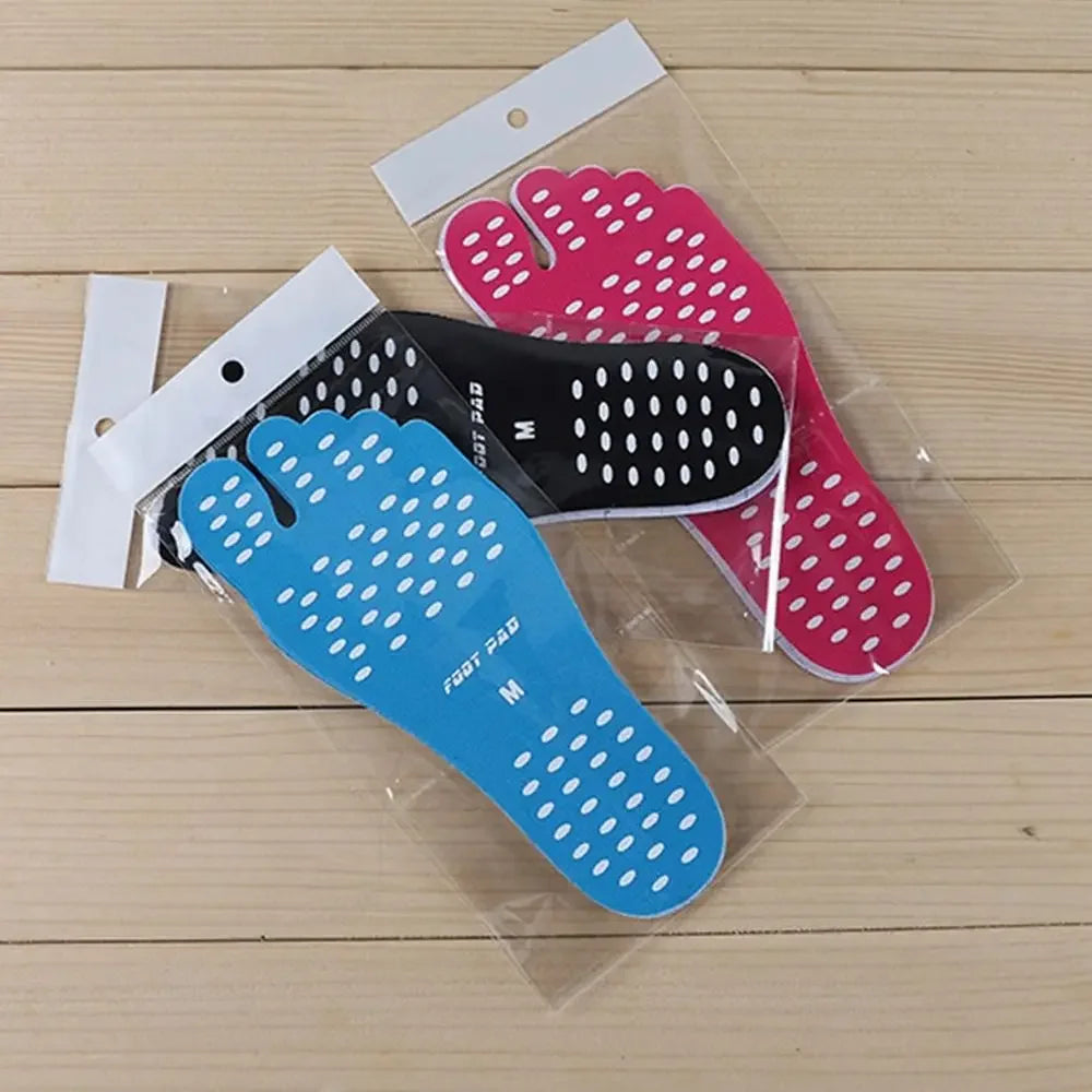 Non-slip Beach Adhesive Anti Slip Invisible Foot Pads Insulation Protection Mats Barefoot Stick Insoles Footpads Sticker Shoes