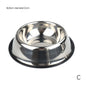 Steel Pet Dog Bowl Feeder Skidproof Anti-ant Food Water Drink Dishes Feeder Dog Bowls Food Accessories Pet Supplies