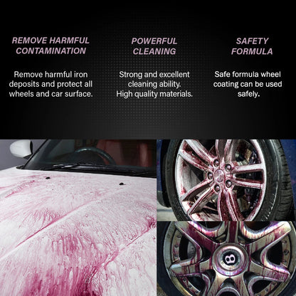 200ml Car Iron Remover Protect Paint Wheels And Brake Rim Metal Dust & Iron Powder Remover JB-XPCS 18
