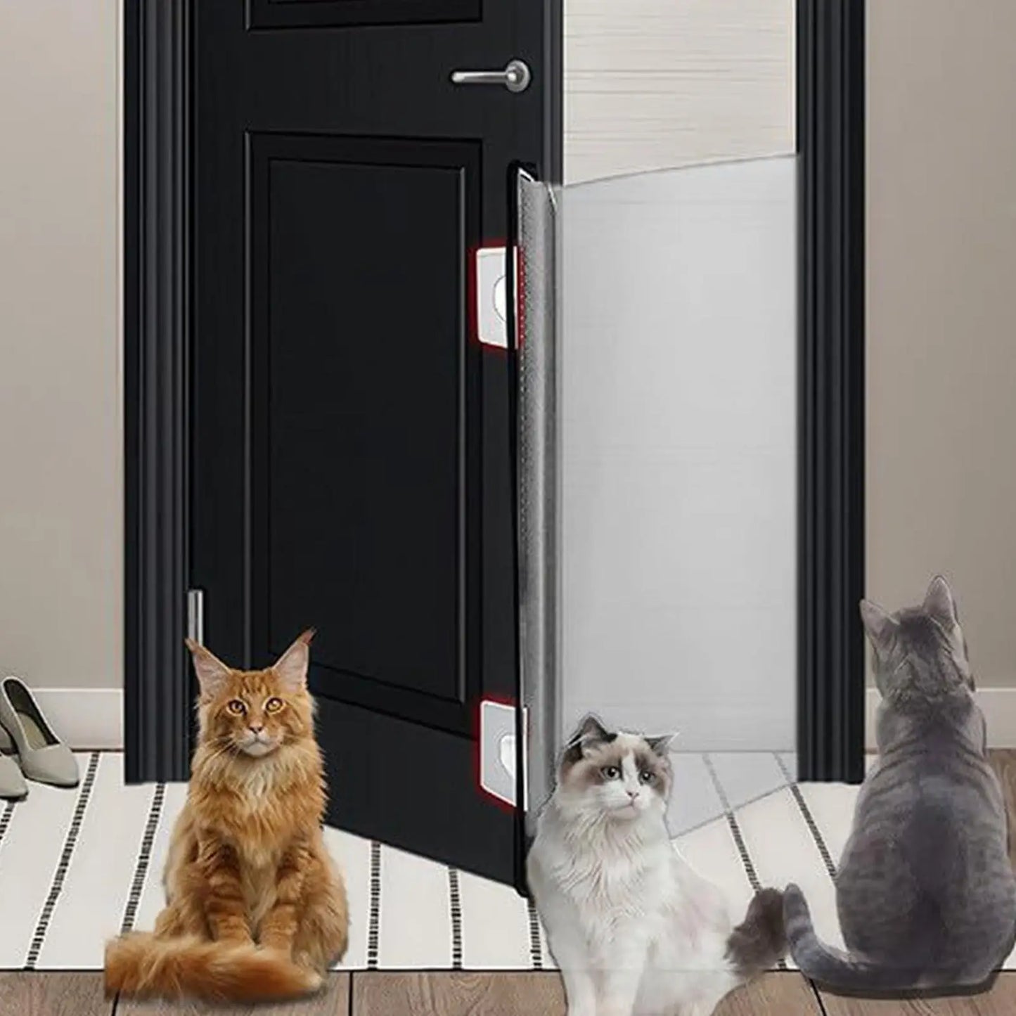 Dog Gate Indoor Puppy Gate Retractable Dog Fence Wide Barrier No Drilling Screen Pet Supplies Child Safety for Hallways Stairs