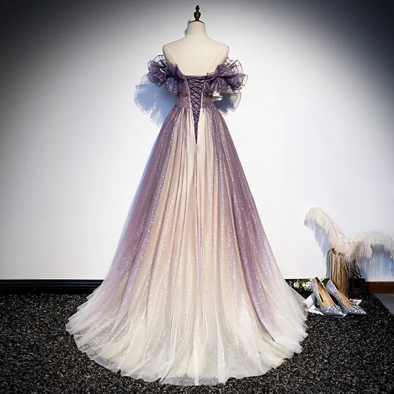 Evening Dress Women 2024 New Autumn And Winter Temperament Banquet Host Fairy Celebrity Slim Dress Wedding Bridesmaid prom dress