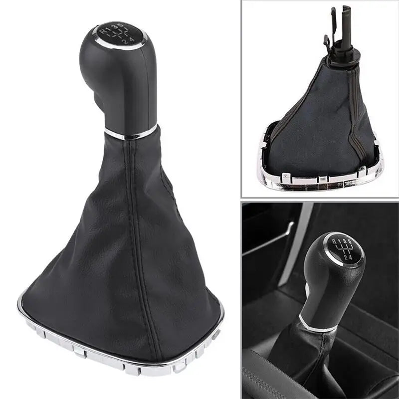 Car Accessories For Opel/Vauxhall Corsa D S07 E X15 Hatchback Van 5/6 Speed Manual Gear Shift Knob Shifter Gaiter Boot Cover