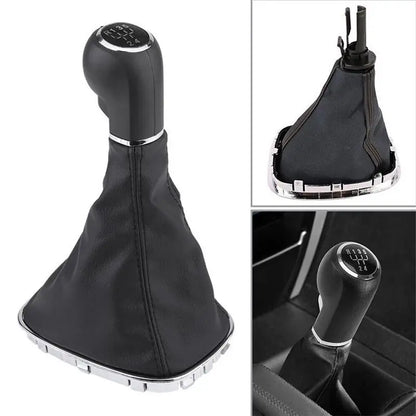 Car Accessories For Opel/Vauxhall Corsa D S07 E X15 Hatchback Van 5/6 Speed Manual Gear Shift Knob Shifter Gaiter Boot Cover