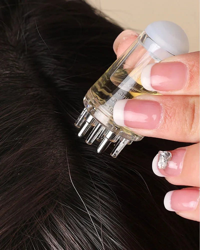 Scalp Applicator Liquid Comb For Hair Growth Serum Essential Oil Fluid Guiding Massager Anti Hair Loss Head Care Therapy Tools