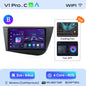 Junsun Wireless CarPlay Android Auto Car Radio for Seat Leon MK2 2005 2006 2007 2008 -2012 2 DIN Multimedia Stereo with Built-in Cooling Fan GPS Navigation SWC Bluetooth FM RDS DSP IPS Screen Car Intelligent Systems 4G WiFi 8