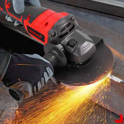 ONEVAN 3000W Brushless Electric Angle Grinder 3 Gear Cordless Cutting Metal Pipe Power Polish Tools For Makita 18V Battery Pin