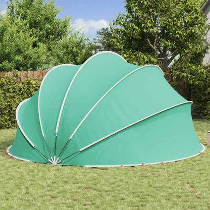 Blue Pool Dome 18×17×8.2 FT, Foldable Backyard Swimming Pool Shelter with UV-Resistant Cover, Summer Cooling & Water Protection for Garden