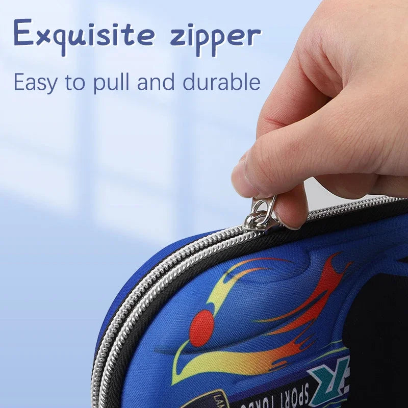 Ce Pen3D Racing Car Pencil Cases Cartoons School Pencil Case For Children Stationery Box EVA PU Plastic Pen Case Boyut Bag