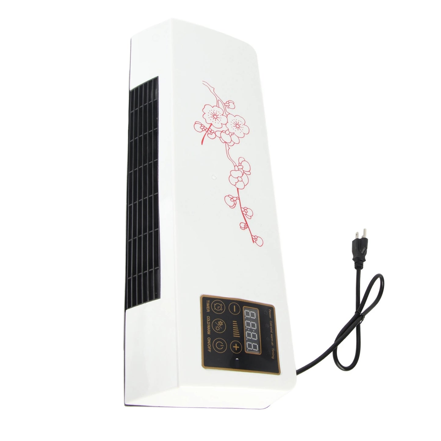 Electric Air Conditioner Fan Wall Mount Easy  Temperature  Timer Heating and Cooling Fan Cooling Heating Fan
