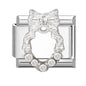 Y2K Butterfly Bow Knot Heart Star Moon Zircon Daisy Cross Italian Charm Links Fit 9mm Stainless Steel Bracelet DIY Making Gifts