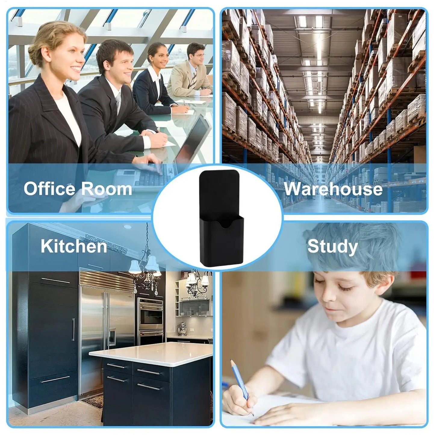 Magnet Pen Holder Magnetic Pen Cup Pencil Holder Fridge Pen Holder Storage Organizer Marker Holder For Refrigerator Cabinet
