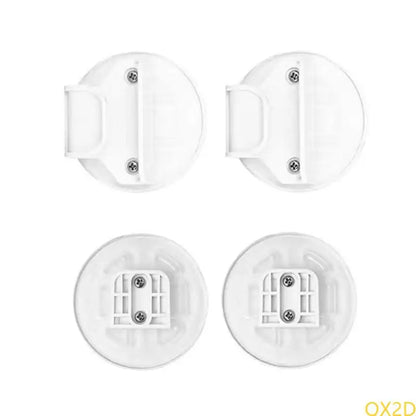 1 Set Retractable Baby Gate Replacement Part Mounting Accessories Fixing Base with Hook & Screws for Child Safety