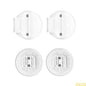 1 Set Retractable Baby Gate Replacement Part Mounting Accessories Fixing Base with Hook & Screws for Child Safety