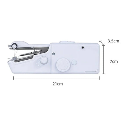 Portable Handheld Electric Sewing Machine Mini Quick Stitch Home Clothes Repair DIY Fabric Sewing Tool for Clothing Crafts