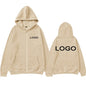 Customized Printed Zipper Hoodies Men Fashion Long Sleeve Zipper Up Sweatshirts Women Casual Personality Hoody Pullover Sudadera