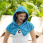 Cooling Hoodie Towel - UV Protection, Quick Drying, Perfect for Sports, Camping, Workouts, Cycling, Golf, Running, Hiking, and F