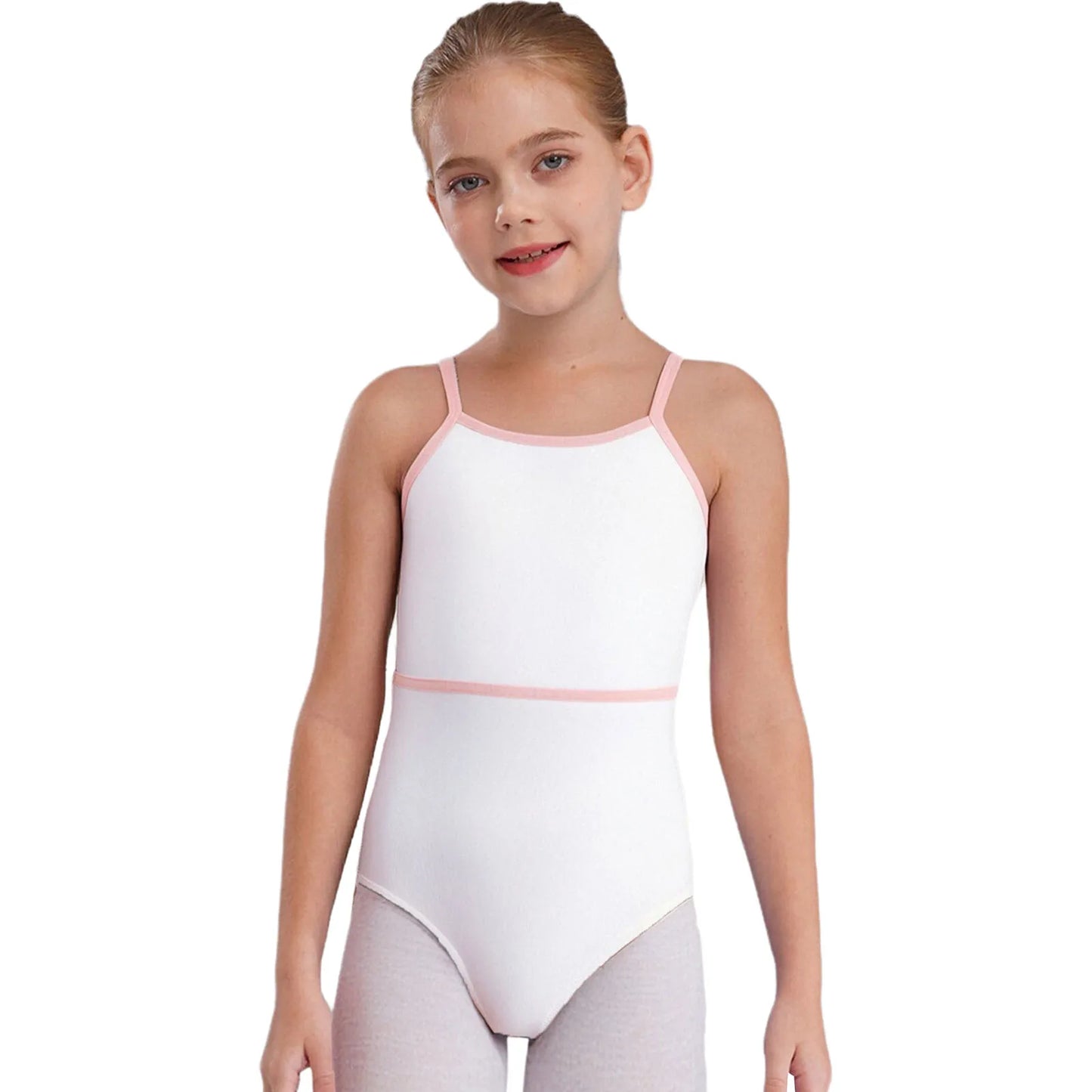 New Girls Ballet Leotards Kids Child Sleeveless Fairy Butterfly Wing Hollow Stitching Gymnastics Leotard Professional Stage Wear
