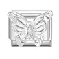 Zircon Star Heart Bow Moon Cherry Moon Italian Charm Links Fit 9mm Stainless Steel Bracelet Women Jewelry DIY Making Gifts