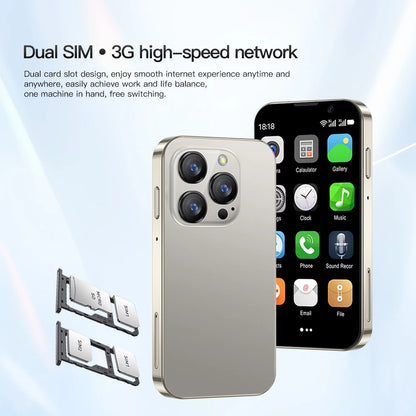 SERVO 16SE Mini Android Smartphone Dual SIM Standby 16GB ROM Play Store Wifi GPS Face Unlock 3G WCDMA 3.0" Small Smart Cellphone
