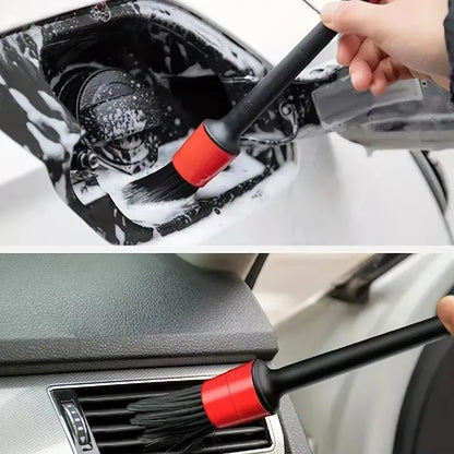 5/6Pcs Car Wash Care Interior Detailing Brush Set Cleaning Air Outlet Wheel Rims Dashboards Vents Clean Brushes Auto Accessories