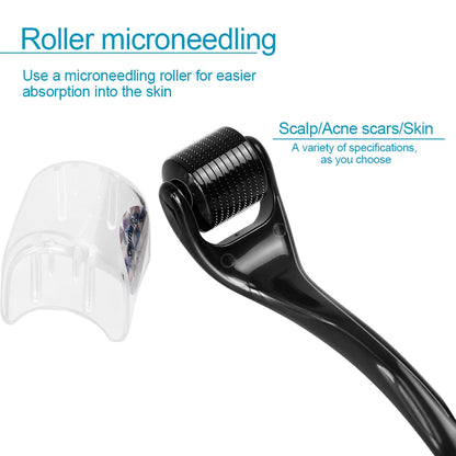 540 Needles Derma Roller for Facial Body Hair Growth Skin Care Microneedling Tool Microneedle Derma Roller Face MicroNeedle Roll
