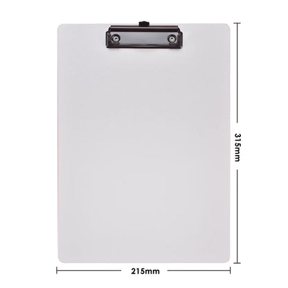 A4 File Folder Clipboard Writing Pad Memo Clip Board Clips Test Paper Storage Organizer School Supplies Office Stationary