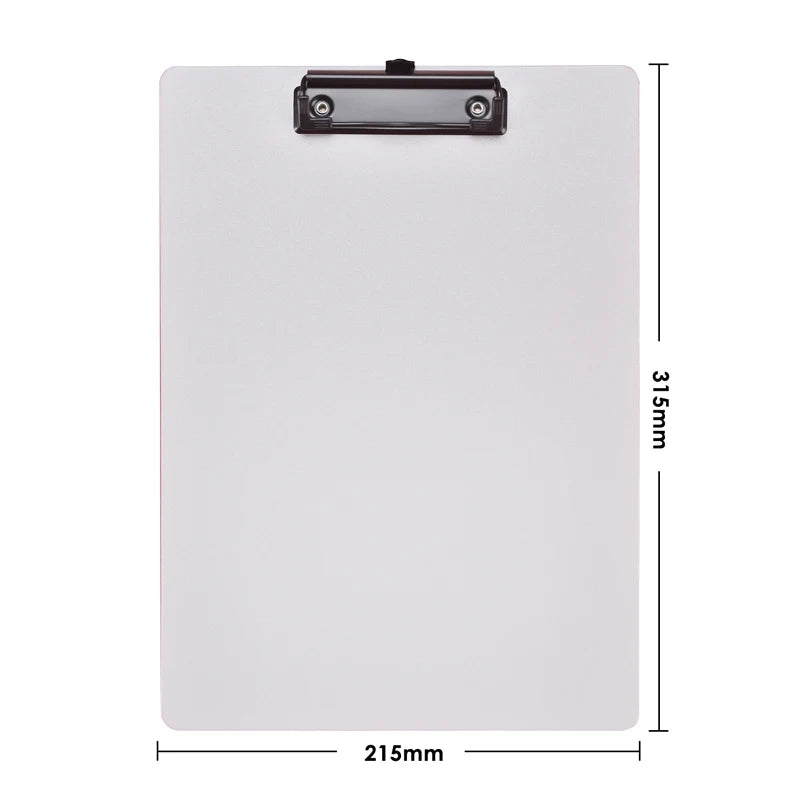 A4 File Folder Clipboard Writing Pad Memo Clip Board Clips Test Paper Storage Organizer School Supplies Office Stationary
