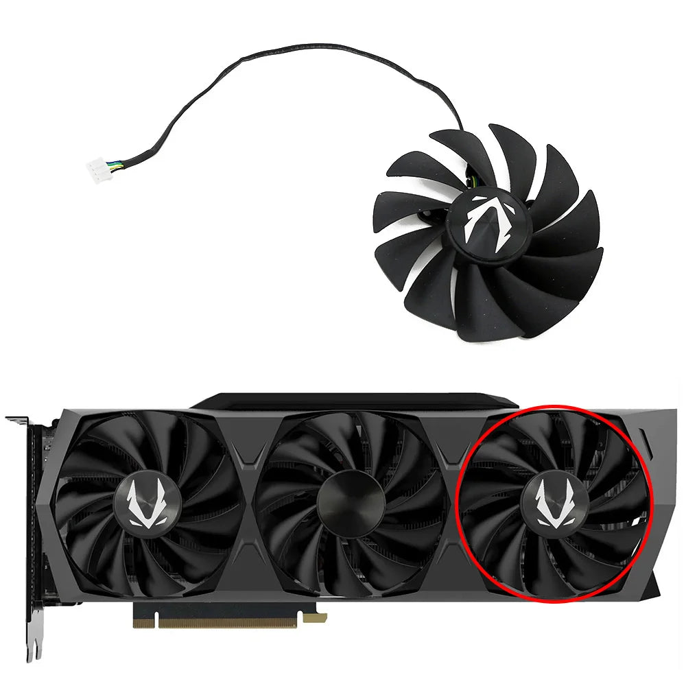 CF9015H12S For ZOTAC GeForce RTX 3070 3080 Ti 3090 AMP Holo Graphics Card Cooling Fan 87mm New 4PIN GPU Cooler Fan RTX3080