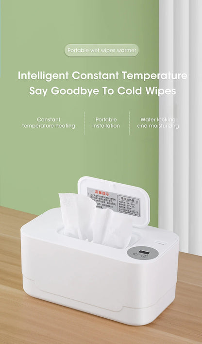 Baby Wet Wipe Warmer Tissue Heater Warming Machine Wipes Heating USB Cotton Towel Smart Polypropylene Baby