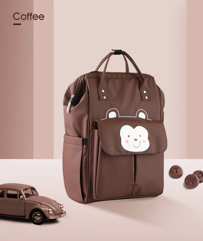 Waterproof Mummy Diaper Backpack Cartoon Design Mother Maternity Nappy Travel Bag Large Capacity Baby Care Nursing Stroller Bags
