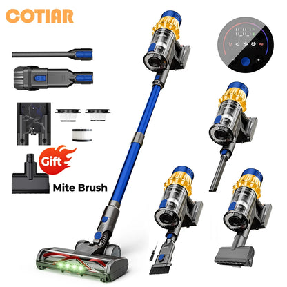 COTIAR V22 650W 55000PA Suction Power Cordless Vacuum Cleaner Handheld Home Appliance Portable Vacuum Cleaner Removable Battery