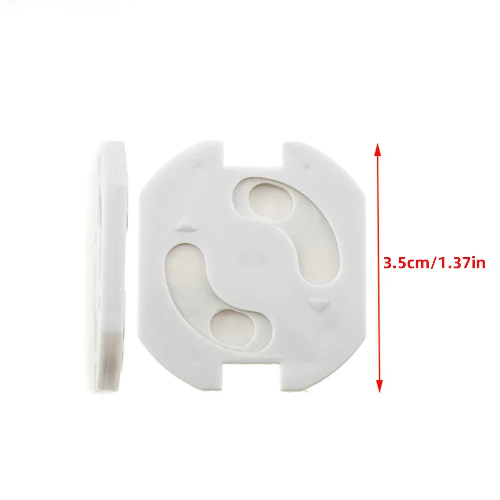 1/10pcs Electrical Outlet Protection Baby Child EU Power Socket Safety Guard Anti Electric Shock Plugs Protector Rotate Covers