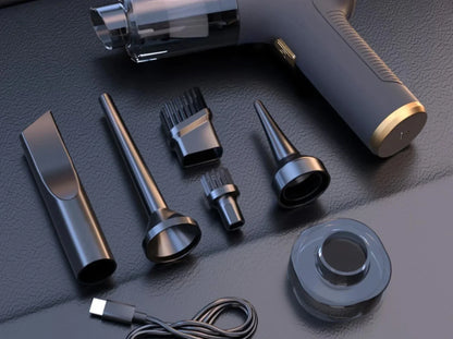 CENRR 980000PA Mini Car Vacuum Cleaner Strong Scution Powerful Wireless Car Cleaner HandHeld  Air Gun Portable Vacuum Cleaner