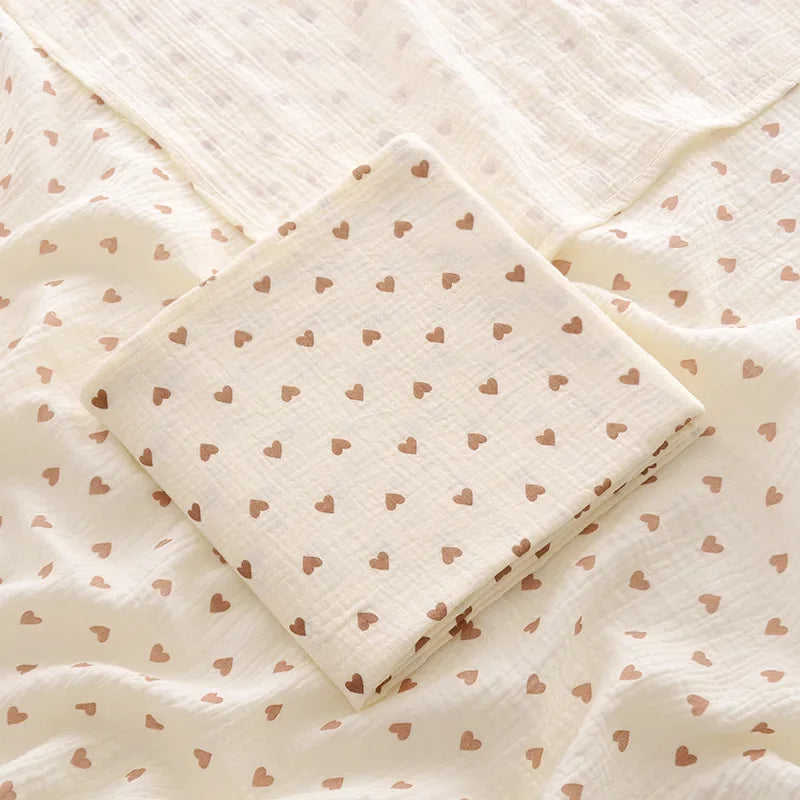 Newborn Baby Cotton Blanket Summer Bedding Babies Stuff  Throw Blanket Muslin Squares Receiving Blanket