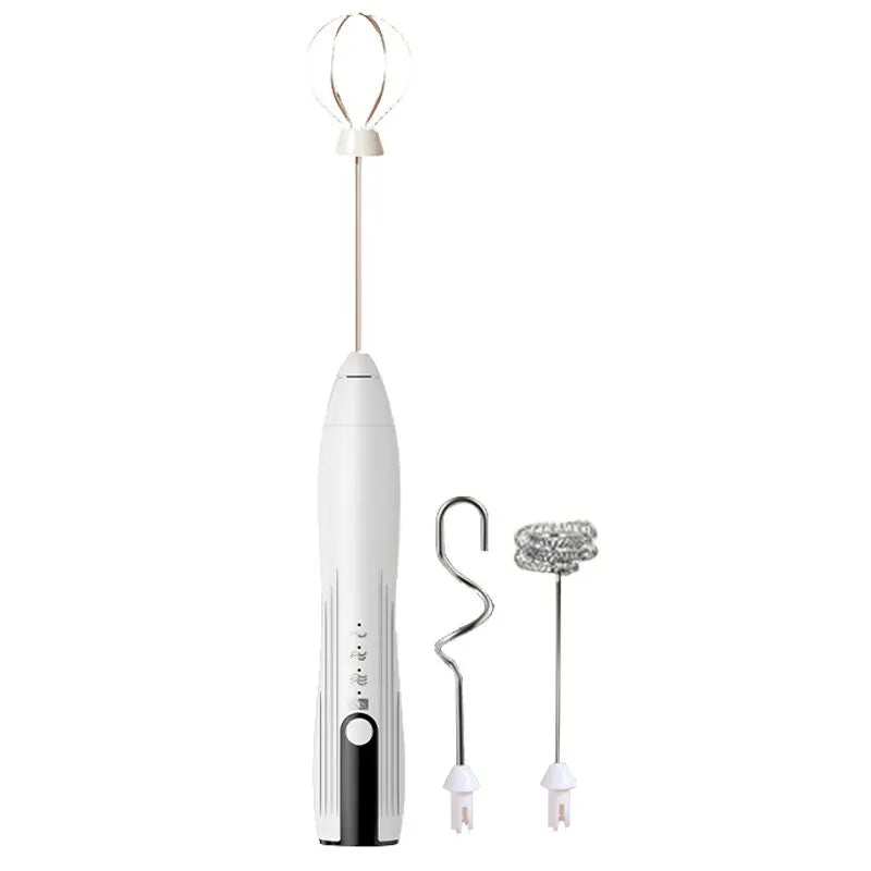 Mini Electric Milk Foamer Blender Wireless Coffee Whisk Mixer Handheld Egg Beater Cappuccino Frother Mixer Kitchen Whisk Tools