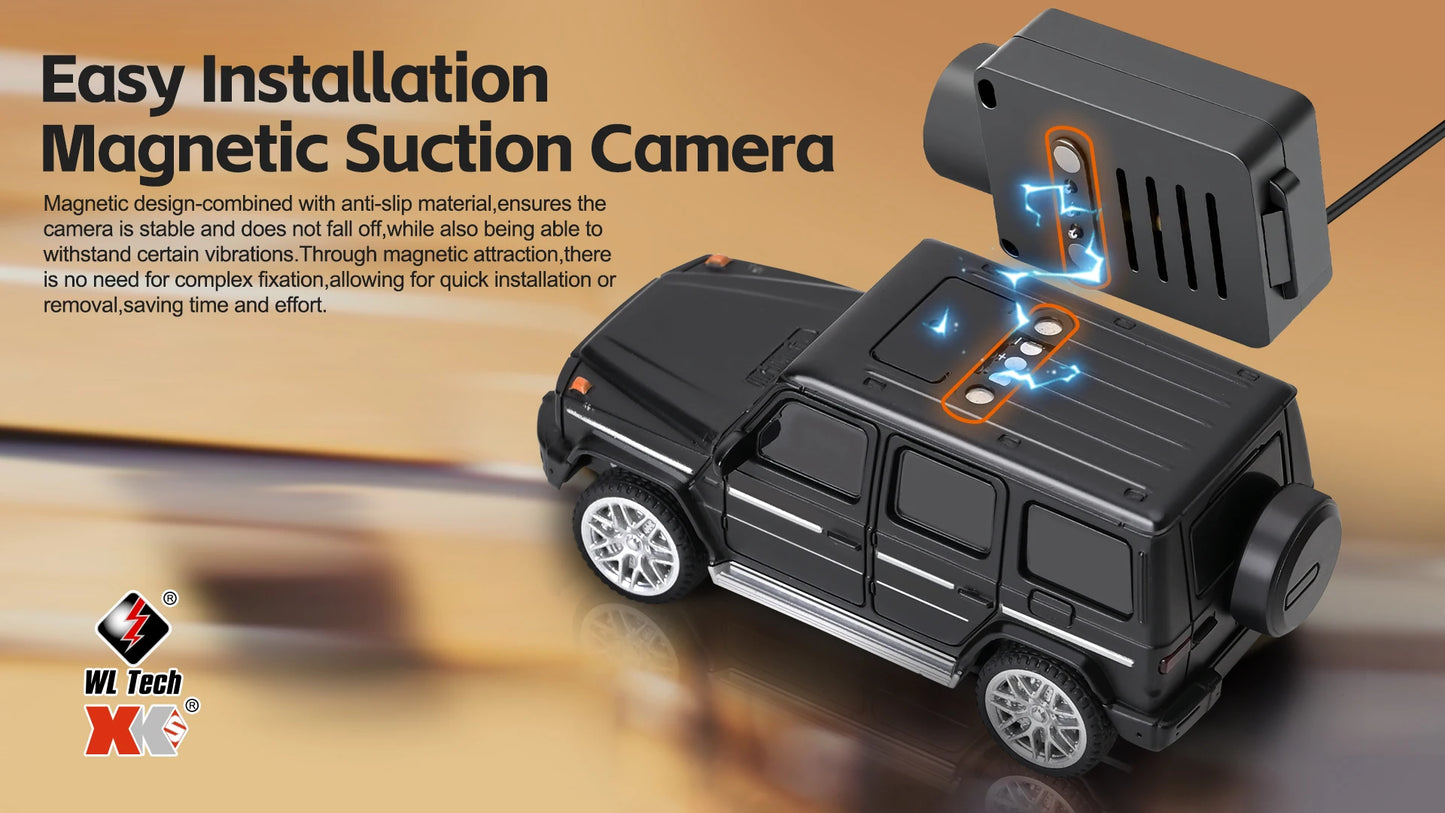 WLtoys 1/64 Mini RC Car with 720P FPV Camera Wifi APP Control 2.4G Reomte Contorl Racing Vehicle Toy for Children 6405 6406