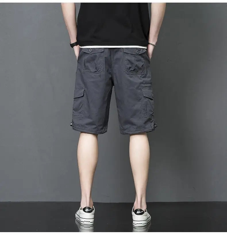 Men's Summer Military Camouflage Shorts Casual Cotton Camo Loose Cargo Shorts Male Bermuda Camuflada Plus Size 5XL