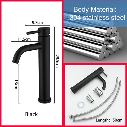 ULA G1/2 Basin Faucet Waterfall Bathroom Sink Faucet Hot Cold Water Mixer Tap Deck Mounted Bathroom Tap Crane Washbasin Tap