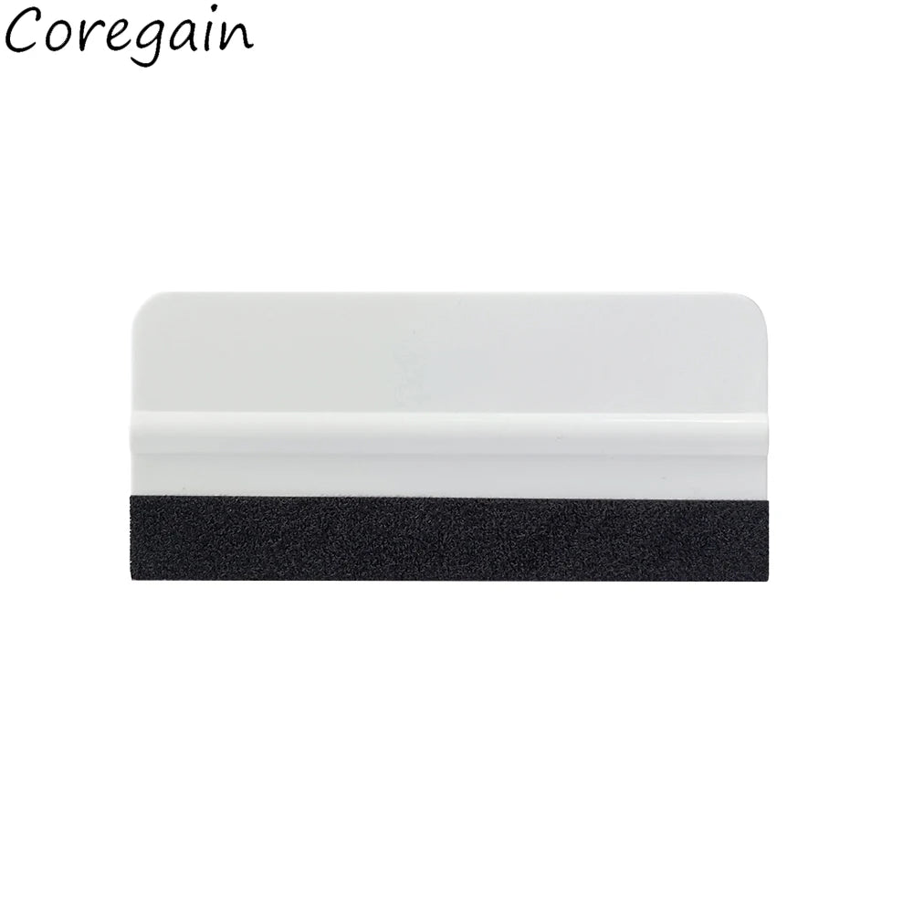 10x4.5cm  Felt Fabric Cloth Suede Card Squeegees Carbon Fiber Vinyl Car Wrap No Scratch Scraper Window Tint Tools