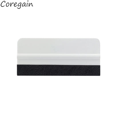 10x4.5cm  Felt Fabric Cloth Suede Card Squeegees Carbon Fiber Vinyl Car Wrap No Scratch Scraper Window Tint Tools