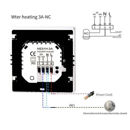 Tuya Smart Thermostat For Underfloor Heating Wifi Thermostat  Floor Heating Controller Warm Floor Temperature Controller Alexa