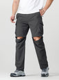 Men's Cargo Hiking Convertible Pants, Waterproof, Quick Dry, Lightweight, Removable Zipper, Perfect for Outdoor Adventures, Fishing and Camping, All-Season Versatile Hiking Gear.