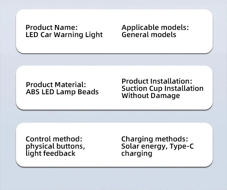 Solar Demon's Eye Car Lights Dynamic Expression Led Light Ambience Lamp Decoration Rechargeable Warning Lamps with Suction Cups