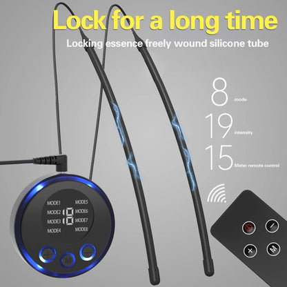 Electric Shock Metal Penis Ring Electric Penis Enlarger Massage Cock Ring Medical Themed Toys Stimulate Adult Sex Toys For Men