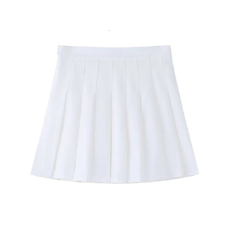 1pcs Spring Summer Womens Mini Skirts Girls Pleated Skirts Lady High Waist Cute Pink Skirt Student Short Skirt JK Uniform Skirts