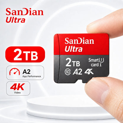 High-Speed Storge SD Card 128GB Original Micro TF Cards 256GB Class 10 Fast Transfer Memory Card for Phones/Digital Camera/PC